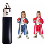 Bolsa Boxeo Junior Niños 50 X 35cm De Lona Reforzada