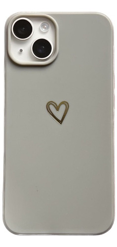 Forro Para iPhone Golden Heart