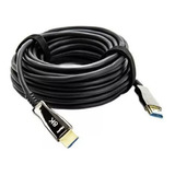 Cabo Hdmi Fibra Óptica 8k 4k 15 Metros Hdr  Qled Blindado