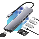 Hub Usb Adaptador Dock Thunderbolt Hdmi 4k Tipo C Usb 3.0