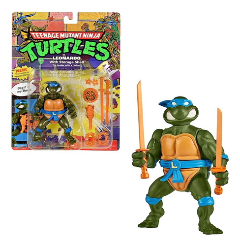 Muñeco Tortugas Ninja Mutantes 11cm Accesorios Niño Original