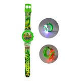 Reloj Ajustable C/ Luces Led Intermitentes Multicolores Dino
