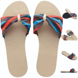 Chinelo Havaianas Rasteira You St Tropez Shine Original Nf