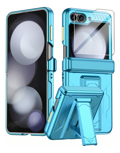 Funda Uso Rudo+bisagra + Pantalla Mica Para Galaxy Z Flip 5