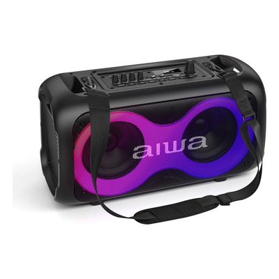 Bocina Portátil Aiwa Awpoh35 Con Bluetooth Tws Led Karaoke Negro | MercadoLibre