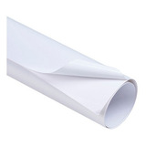 Papel Adesivo Contact Branco Fosco Lavável 45cm X 15 Metros