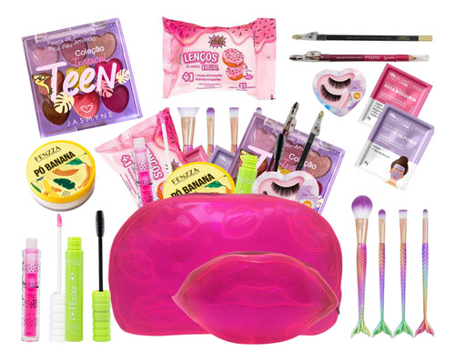 Kit Maquiagem Completo Adolescentes Teen Menina Juvenil 