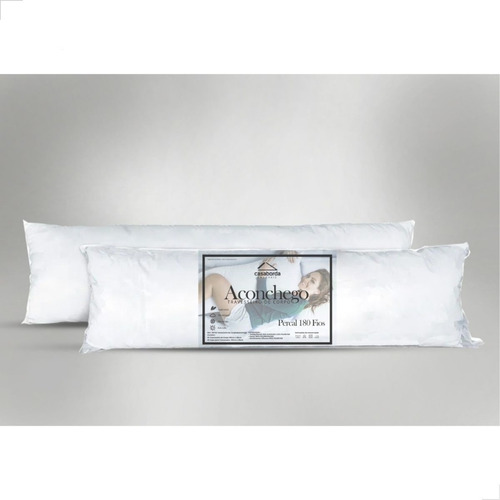 Travesseiro Xuxão Infantil + Capa 90cm X 38cm Branco Xuxinho