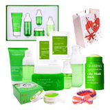 Kit Skincare Té Verde Flamenco + 60 Mascarilla Para Ojeras