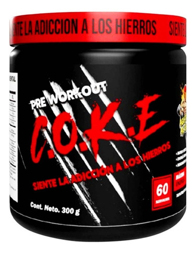 Pre Entrenamiento Workout 2 En 1 Coke + Clemb 60 Servicios Sabor Hot Mango