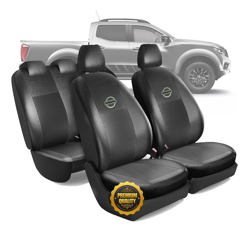 Funda Asiento Auto Eco Cuero Con Espuma Nissan Frontier 2022