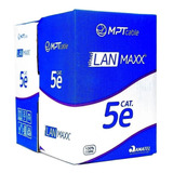 Cabo De Rede Cat5e Cobre Lanmaxx 305m (int-ext) Cor Azul