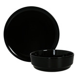 Set X 8 Plato Playo Bowl Ensaladera Compotera Ceramica