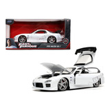 Jada 1:24 Mazda Rx-7 1993 Rapido Y Furioso Blanco