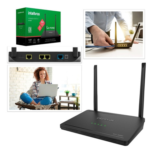 Roteador Wireless Wi-force W4-300f 300mbps Intelbras