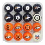 Bolas De Billar Edicion Especial Nfl Denver Broncos