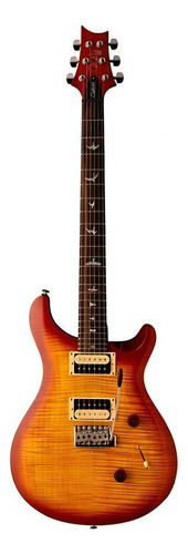 Guitarra Eléctrica Prs Guitars Se Custom 24-08 De Caoba 2021 Vintage Sunburst Con Diapasón De Palo De Rosa