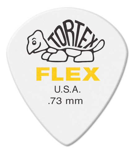 Púa De Guitarra Jim Dunlop Tortex Flex Jazz Iii Xl .73 Mm, P