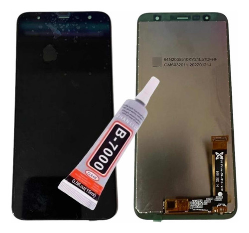 Tela Display Frontal Para J4 Plus J6 Plus J410 J610 + Cola