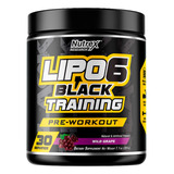 Pre Entreno Nutrex Lipo 6 Black Training 30 Servs Wild Grape