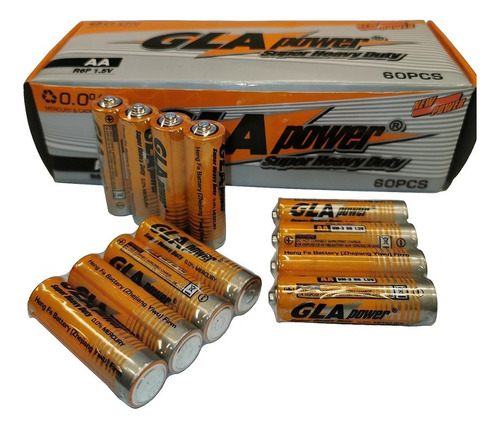 Pack 4 Pilas Alcalina Gla Power Tamaño Double A 1.5v/ 00410