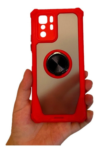 Funda Para Poco X3 Gt Protector Anillo Iman Case