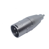 Adaptador Canon Xlr Macho A Rca Macho Copla