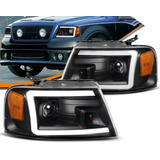 Par Faros Led Y Lupa Ford Lobo F150 2004 2005 2006 2007 2008