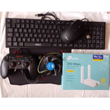 Combo Teclado + Mouse + Mando Redragon + Adaptador Wifi