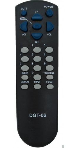 Control Remoto Para Daewoo Irt Tv Dqt-20v1fs Dqt-14d7ssp