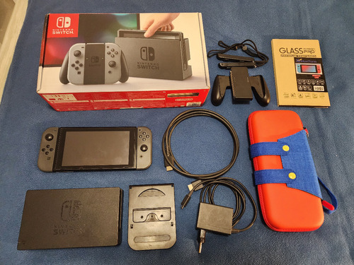 Nintendo Switch V1 Gris + Accesorios