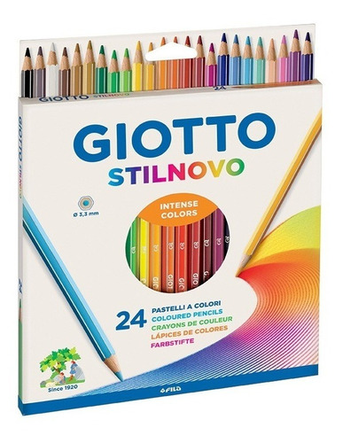 Lápices Giotto Stilnovo X 24 Colores