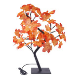 Usb Luz De Noche Led Árbol De Arce Luz Dormitorio Sala De