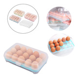 Porta Huevos Huevera Plástica Contenedor Organizador Cocina