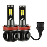 Qc Blanco/amarillo Luz Led H8/h11 Csp Bombilla Kit De Doble