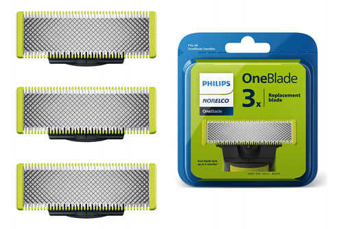 Norelco Oneblade - Cuchillas De Repuesto, 3 Unidade.