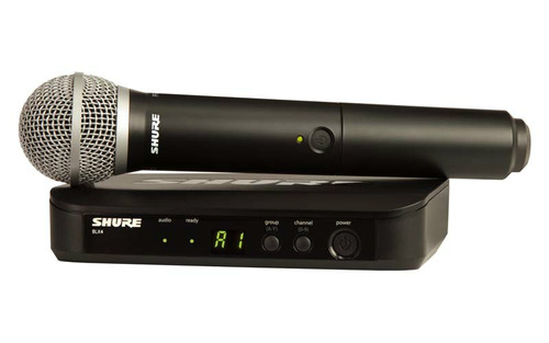 Shure Blx24/pg58 Microfono Inalambrico De Mano Sistema Uhf