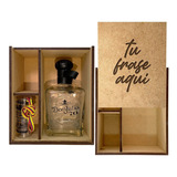 Paq30 Caja Madera Mdf Tequila Mezcal S/botella C/grabado