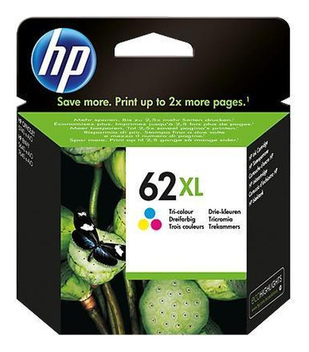 Cartucho Hp 62xl Tricolor, 415 Páginas