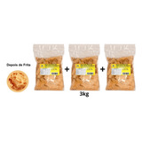 Pururuca De Trigo Lisa 3kg Pellets Para Fritar + Sal
