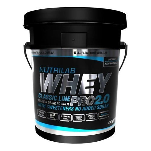 Nutrilab Whey Pro 3 Kg Masa Muscular Whey Protein Frutilla 