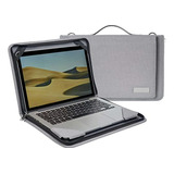 Funda De Mensajero De Piel Gris - Compatible Con Dell 17 Xps