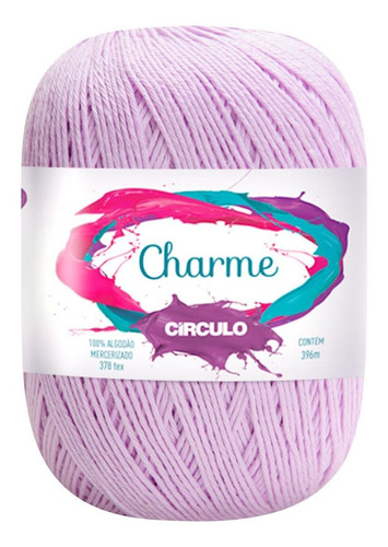 Fio Charme Círculo 150g 100% Algodão 396 Metros Linha Croc