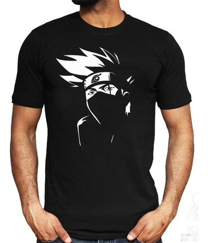 Camiseta, Camisa Kakashi Naruto Anime, Nerd Otima Qualidade