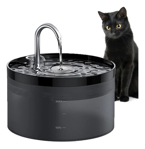 Fuente De Agua Para Gato, Bebedero Mascotas Usb Grifo #3