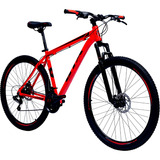 Bicicleta Aro 29 Gta Nx 24 Vel Kit Shimano Freio Hidraulico Cor Vermelho Tamanho Do Quadro 17