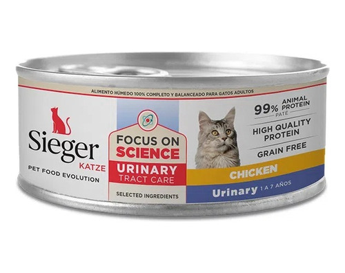 Sieger Katze Lata Urinary Gato Adulto 90g