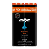 Edge Gel De Afeitado Para Hombres, Con Aloe Pack 2