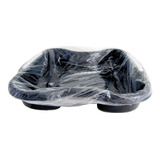 Protetor Bacia Pedicure De Pes Plastico Descartavel C/100