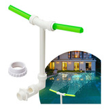 Fuente De Agua Doble Para Piscina Con Luz Led Verde